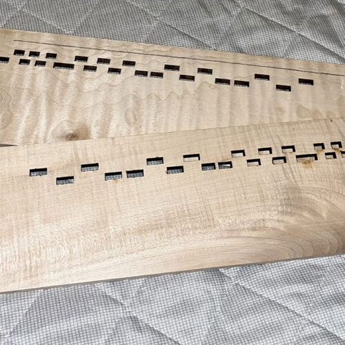 Hurdy-gurdy keyboard blanks (set of 2)