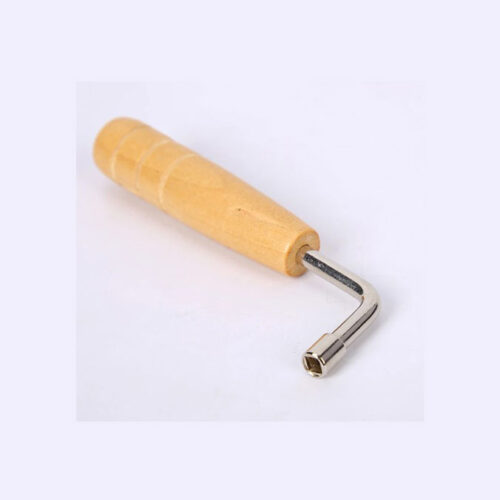 Adjustment key for hurdy-gurdy sympathetic string