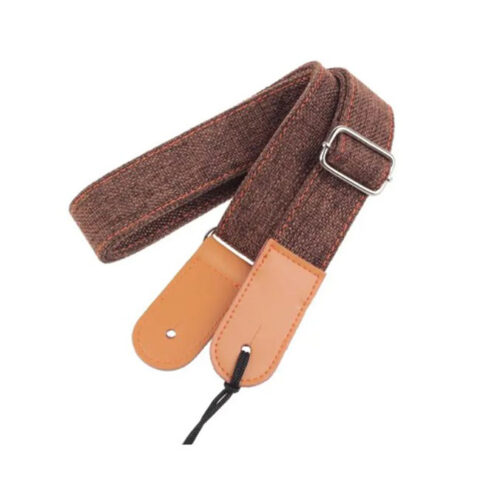 Dark brown hurdy-gurdy belt