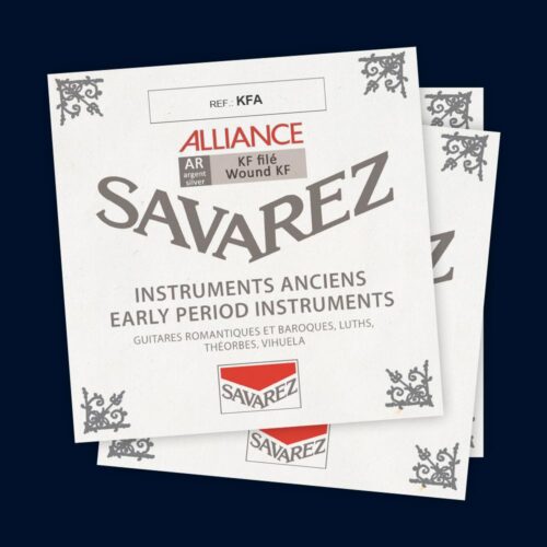 Savarez silver spun nylon hurdy-gurdy string - KFA 440