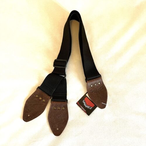 Brown Y belt for Savarez hurdy-gurdy