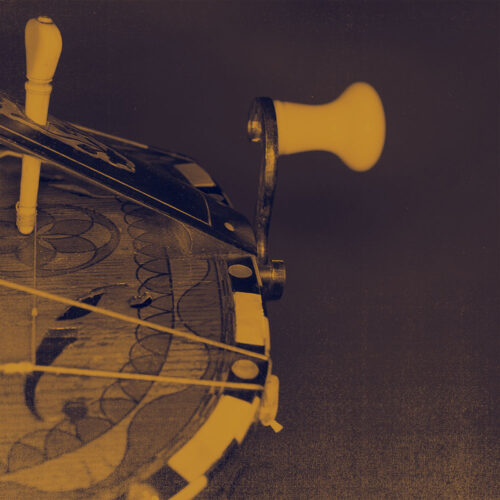 Crank for hurdy-gurdy