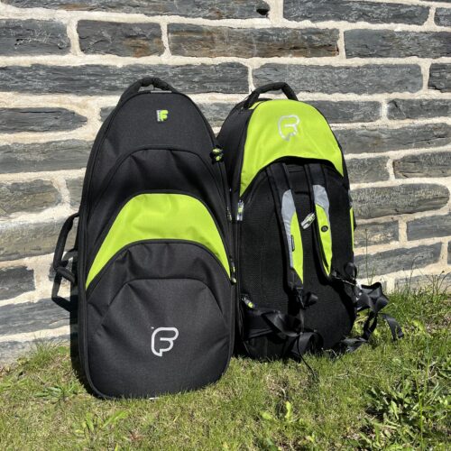 Fusion semi-rigid hurdy-gurdy cover black/yellow