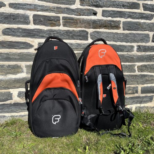 Fusion semi-rigid hurdy-gurdy cover black/orange