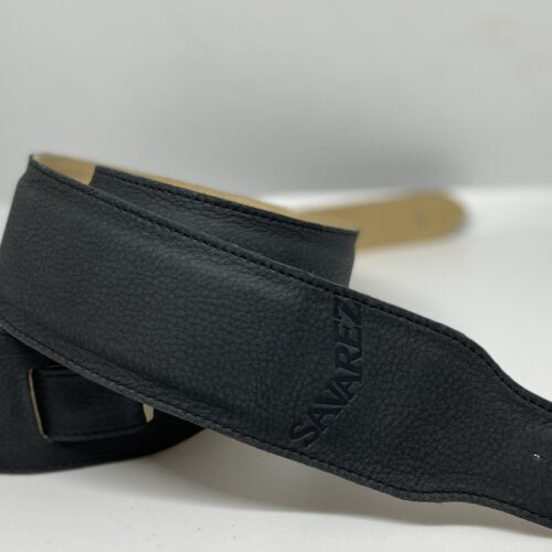 Savarez black leather belt for hurdy-gurdy