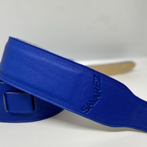 Savarez blue leather belt for hurdy-gurdy