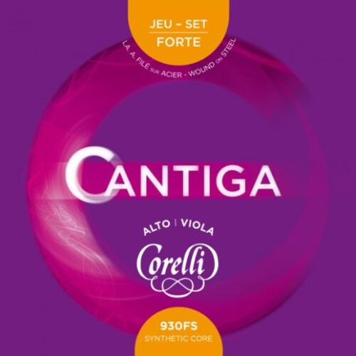 Jeu complet de cordes pour alto Corelli Cantiga tension forte 930FS