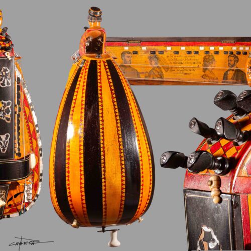 Poster: A Hurdy-Gurdy by Claude Nigout