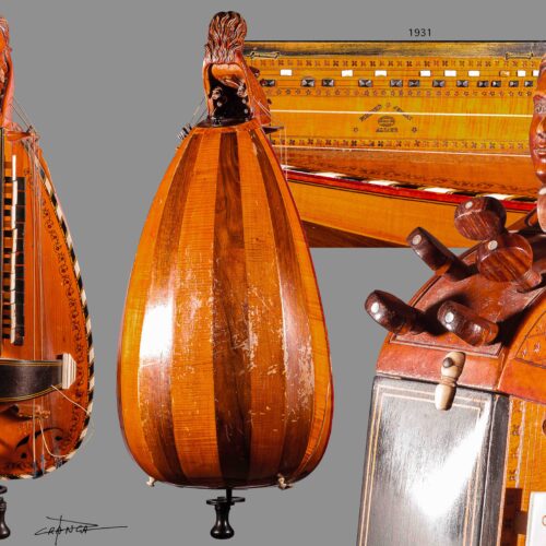 Poster: A Hurdy-Gurdy by Claude Pimpard, Known as "Pimpard Cousin Fils"