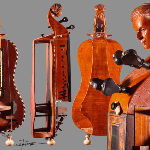 Poster: A Rare Practice Hurdy-Gurdy, Known as a "Silent Hurdy-Gurdy"